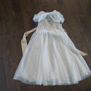Champagne colored children's dress